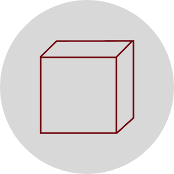An icon of a cube