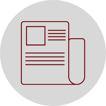 An icon of a document with a photo on it