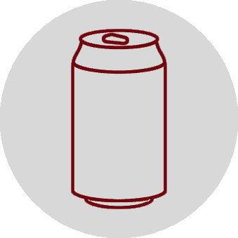 An icon of a soda can