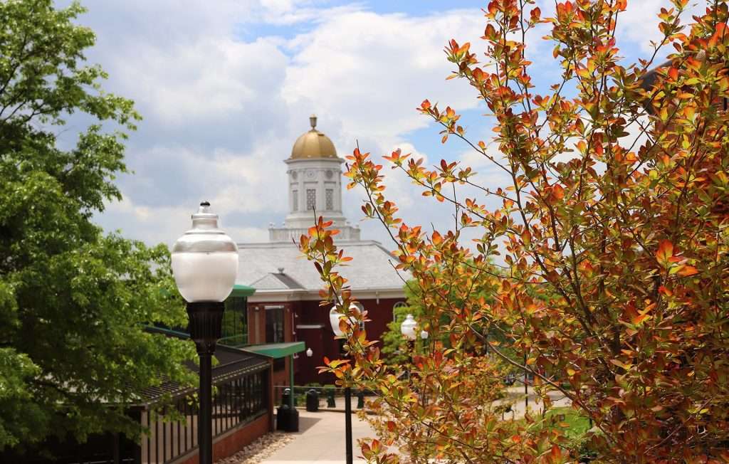 A close up shot of a bloomsburg university